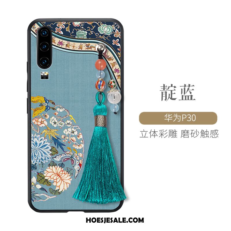 Huawei P30 Hoesje Mobiele Telefoon Chinese Stijl Scheppend Dun Anti-fall Kopen