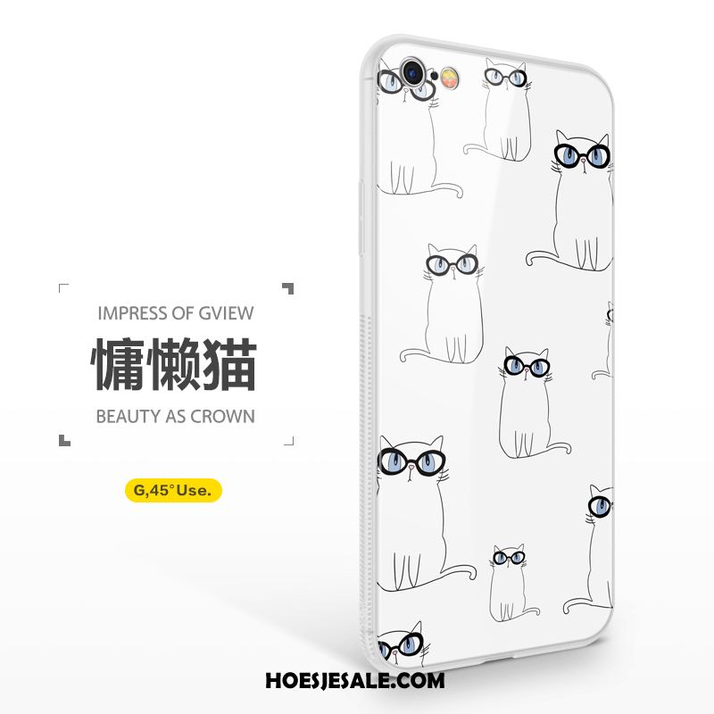 iPhone 6 / 6s Hoesje Lovers Glas Mobiele Telefoon Anti-fall Nieuw Sale