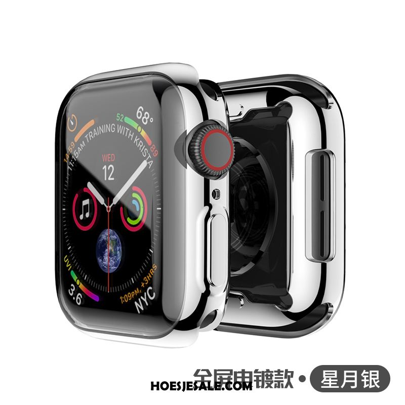 Apple Watch Series 1 Hoesje Plating Gemeenschappelijk Metaal All Inclusive Zilver Kopen