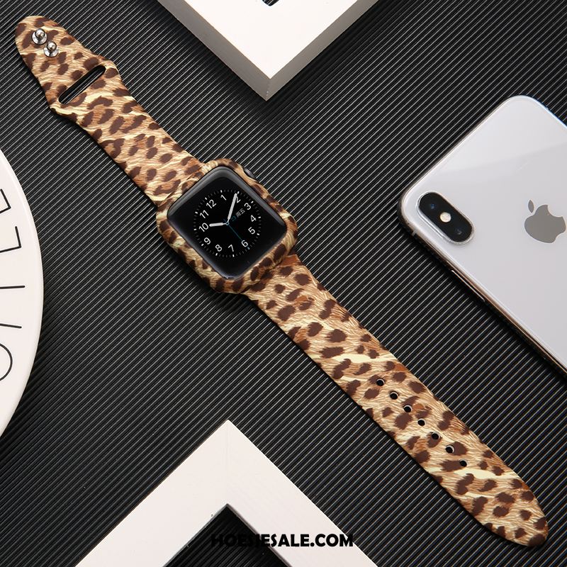 Apple Watch Series 2 Hoesje Bedrukken Bescherming Siliconen Luipaard Trendy Merk Kopen