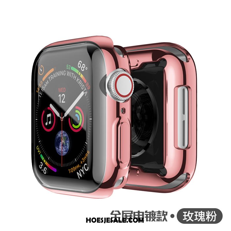 Apple Watch Series 3 Hoesje Dun Plating Bescherming Zacht Roze Kopen