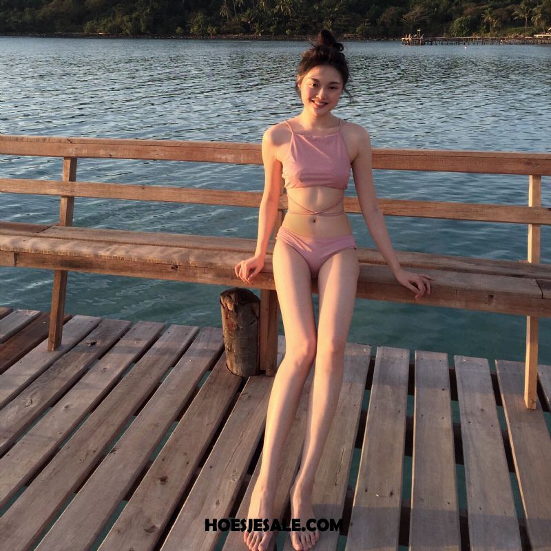 Bikini Dames Vrouwen Zwempak Mini Groot Roze Korting
