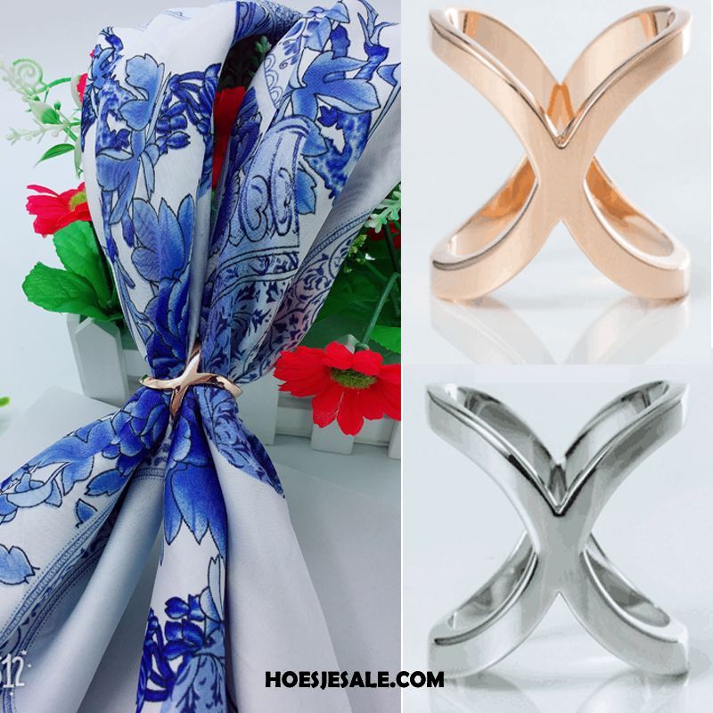 Broches Dames Eenvoudig Elegante Sjaal Alle Wedstrijden Mode Kopen