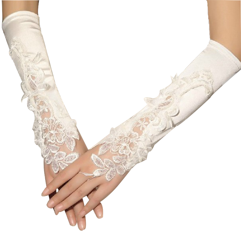Handschoenen Dames Huwelijk Bruid Rechtbanken Lange Accessoires Goedkoop
