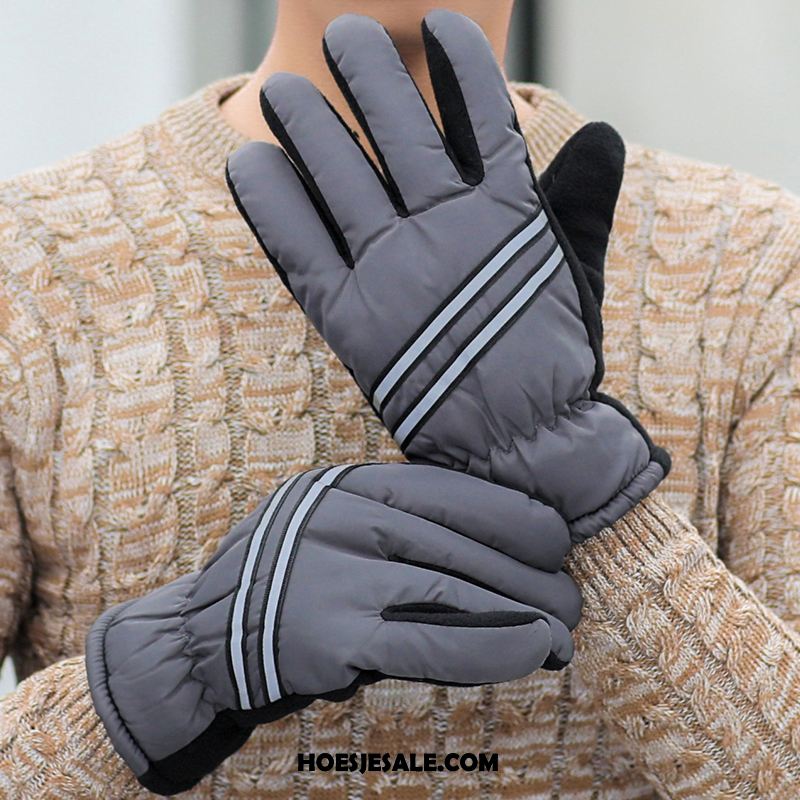 Handschoenen Heren Grijs Winter Touchscreen Autorijden Herfst Kopen