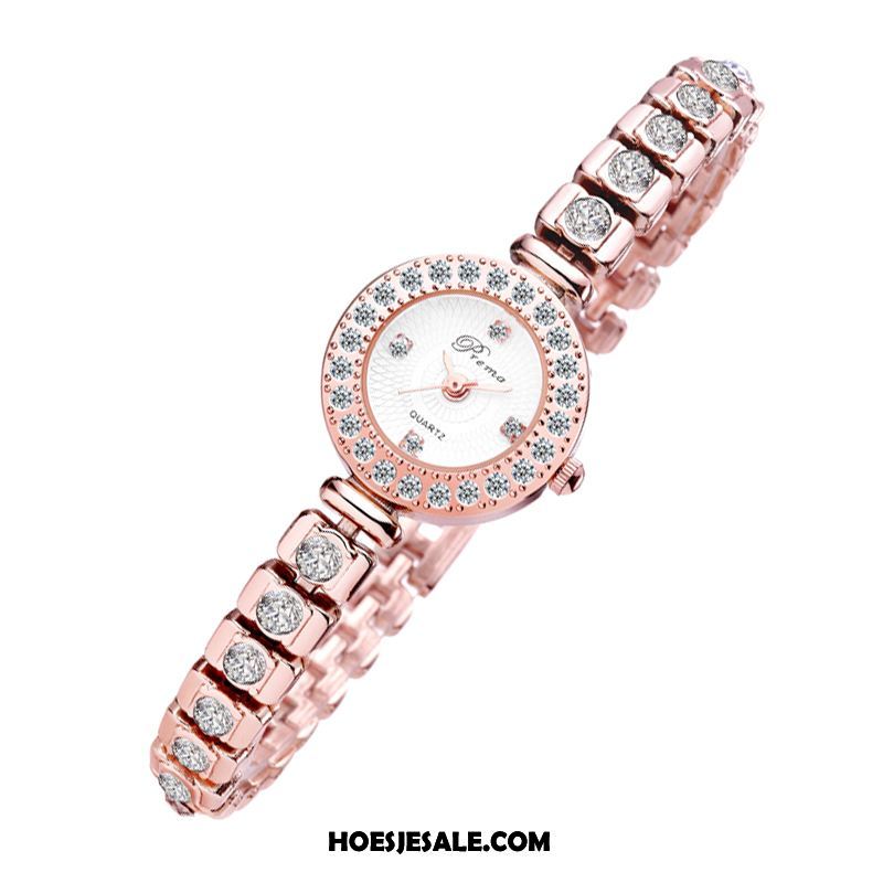 Horloges Dames Student Roze Horloge Armbanden Mode Sale