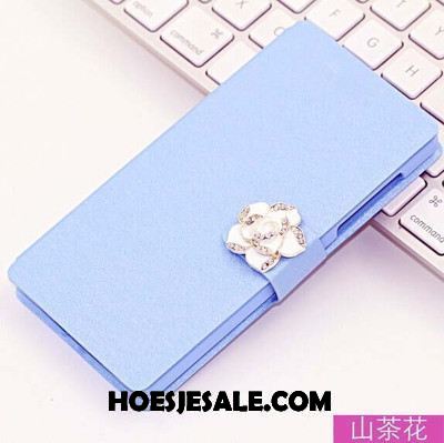 Htc One A9s Hoesje Blauw Bescherming Mobiele Telefoon Folio Hoes Sale