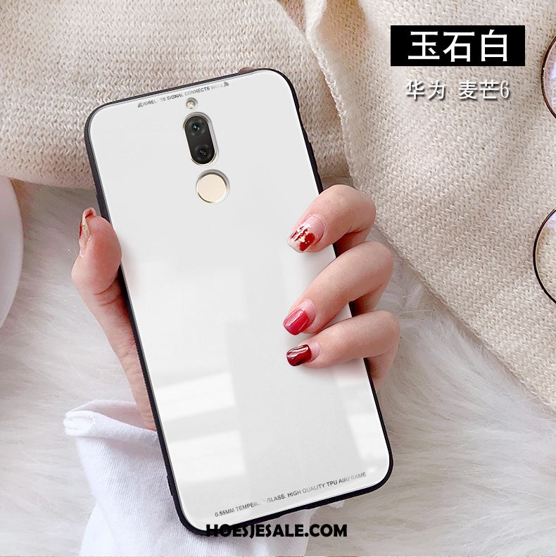 Huawei Mate 10 Lite Hoesje Hoes Skärmskydd Gehard Glas Mobiele Telefoon Wit Aanbiedingen