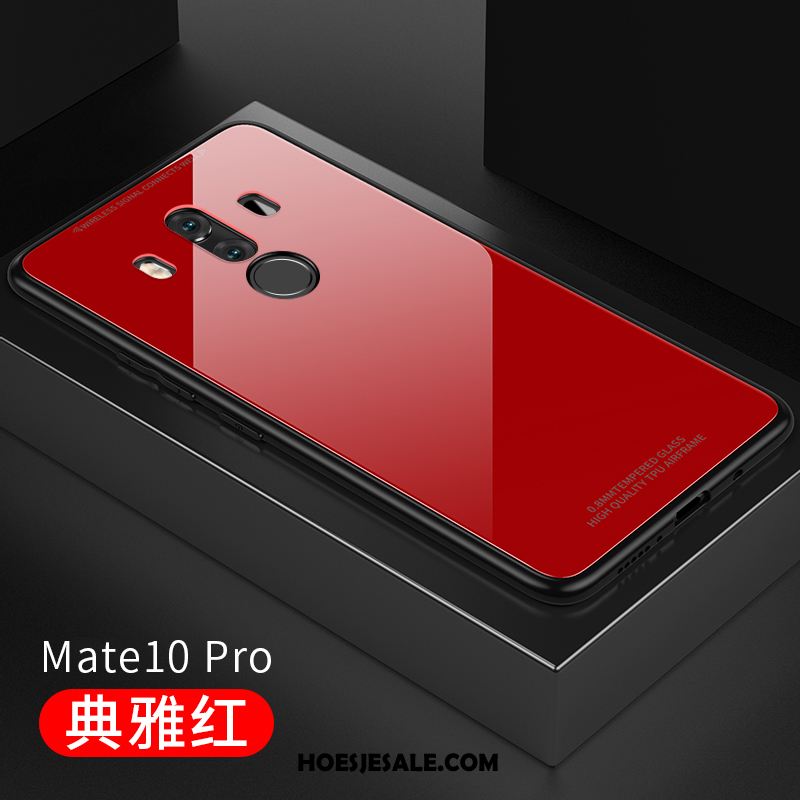Huawei Mate 10 Pro Hoesje Hoes Mobiele Telefoon Rood Anti-fall Goedkoop