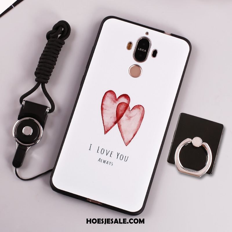 Huawei Mate 10 Pro Hoesje Zacht Hoes Mobiele Telefoon Ring Wit Goedkoop