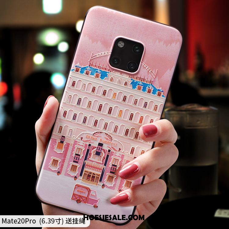 Huawei Mate 20 Pro Hoesje Bescherming Net Red Mobiele Telefoon Roze Persoonlijk Sale
