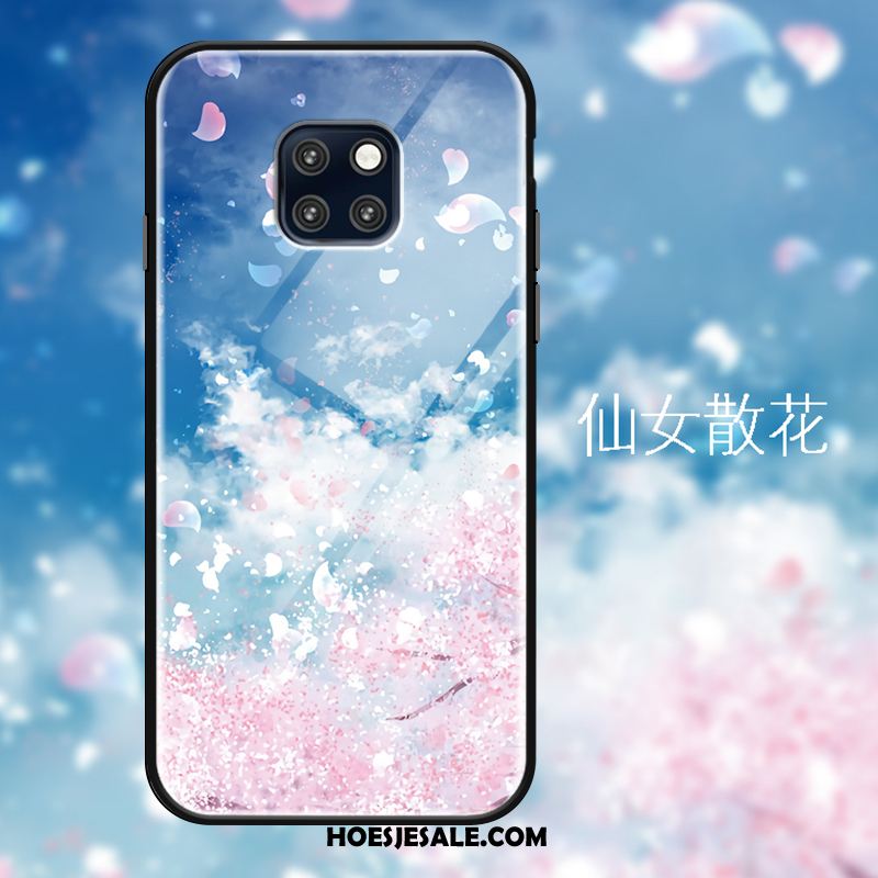 Huawei Mate 20 Pro Hoesje Bescherming Roze Anti-fall Hanger Mobiele Telefoon Goedkoop