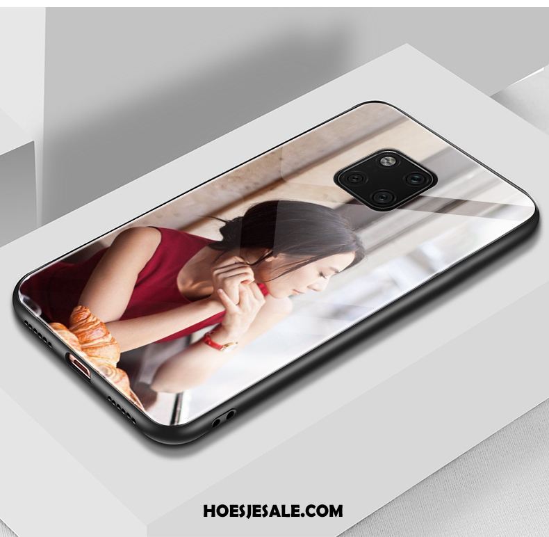 Huawei Mate 20 Pro Hoesje Glas Hoes Spiegel Patroon Mobiele Telefoon Sale