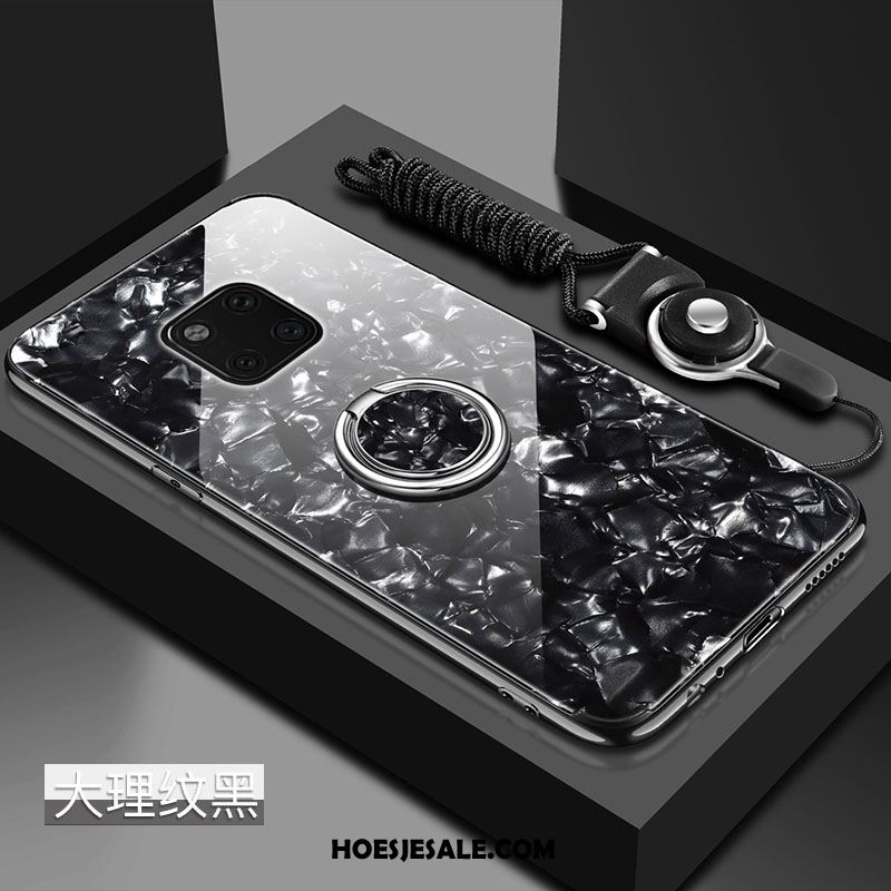 Huawei Mate 20 Pro Hoesje Zacht Glas Bescherming Zwart Hard Kopen