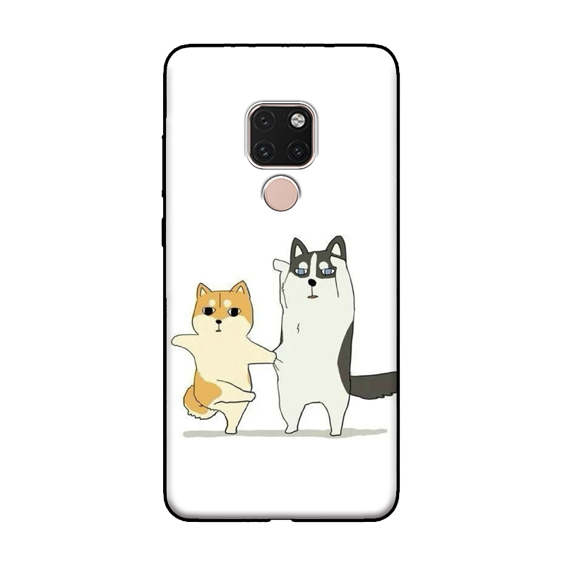 Huawei Mate 20 X Hoesje Mooie Hond Spotprent Siliconen Mobiele Telefoon Kopen