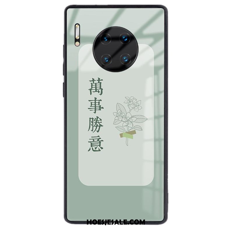 Huawei Mate 30 Hoesje All Inclusive Anti-fall Glas Groen Siliconen Aanbiedingen