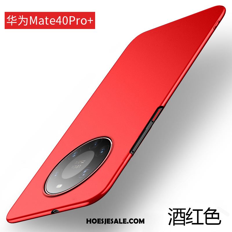 Huawei Mate 40 Pro+ Hoesje Mobiele Telefoon Anti-fall Rood Zacht Nieuw Sale