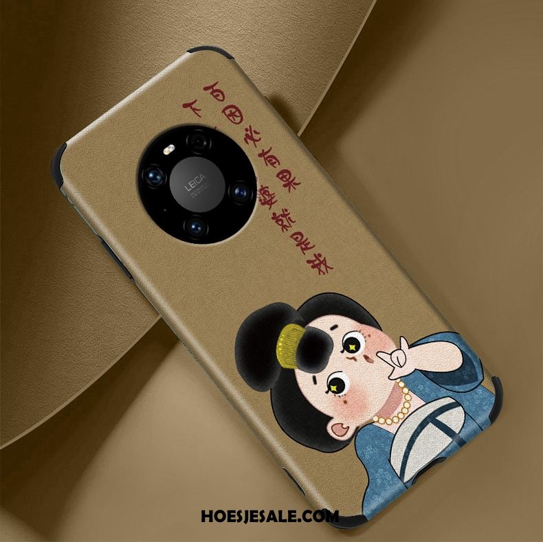 Huawei Mate 40 Pro Hoesje Persoonlijk Mobiele Telefoon Reliëf Anti-fall Chinese Stijl Kopen