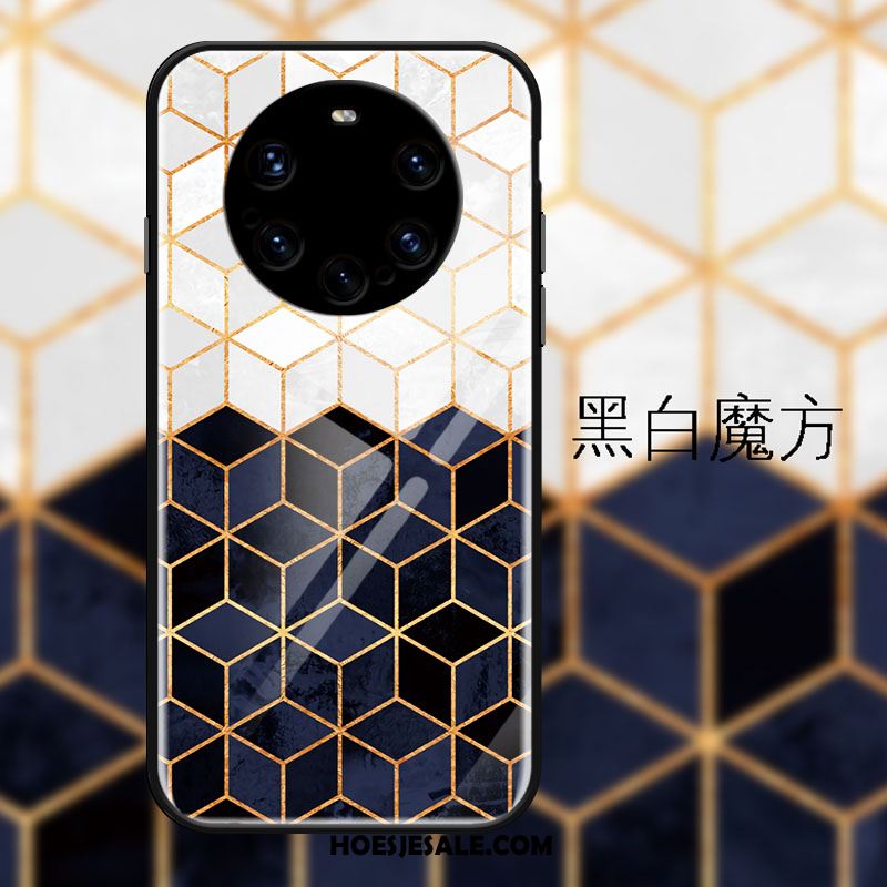 Huawei Mate 40 Rs Hoesje Hoes Patroon Glas Geometrie Mode Kopen