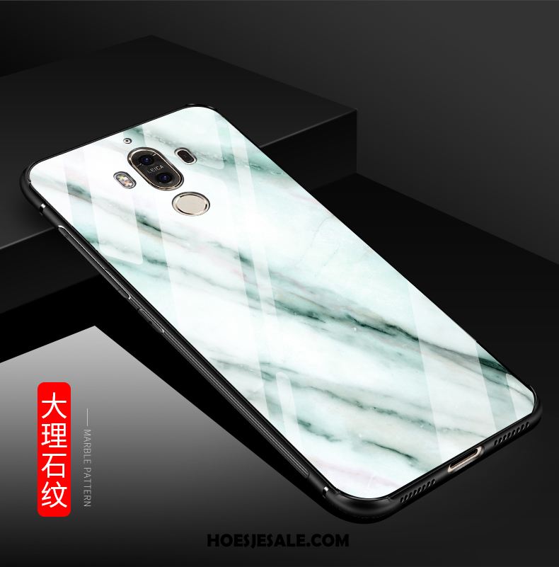 Huawei Mate 9 Hoesje Mobiele Telefoon Hoes Blauw Glas Kopen