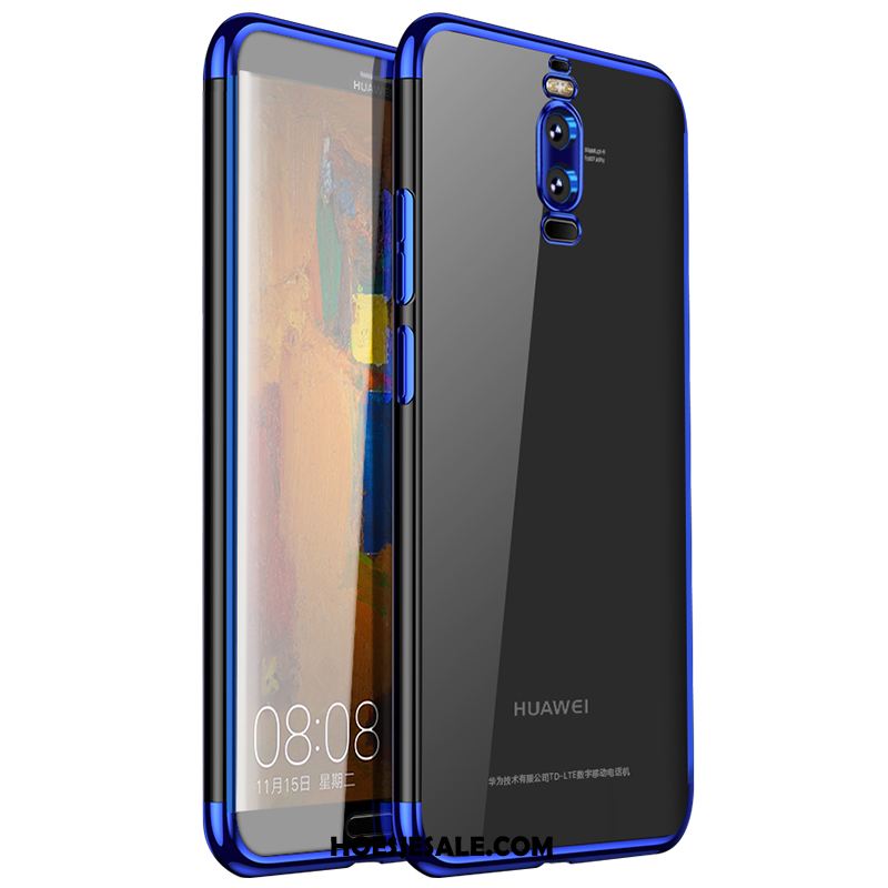Huawei Mate 9 Pro Hoesje Bescherming All Inclusive Blauw Siliconen Hoes Goedkoop