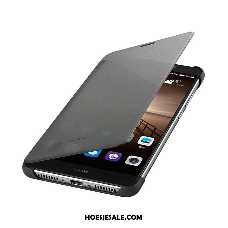 Huawei Mate 9 Pro Hoesje Folio Bescherming Windows Zwart Echte Kopen