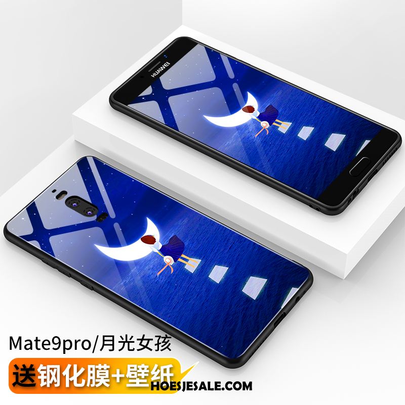 Huawei Mate 9 Pro Hoesje Persoonlijk All Inclusive Hoes Blauw Dun Goedkoop