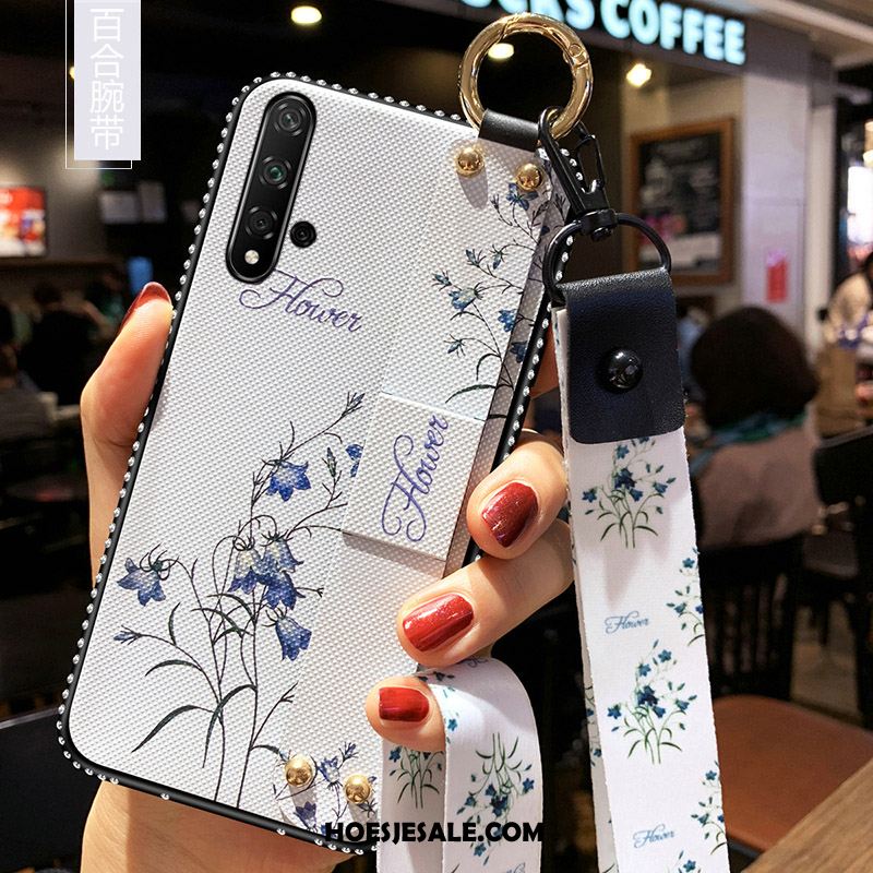 Huawei Nova 5t Hoesje Anti-fall Strass Mobiele Telefoon Hoes Bescherming Goedkoop