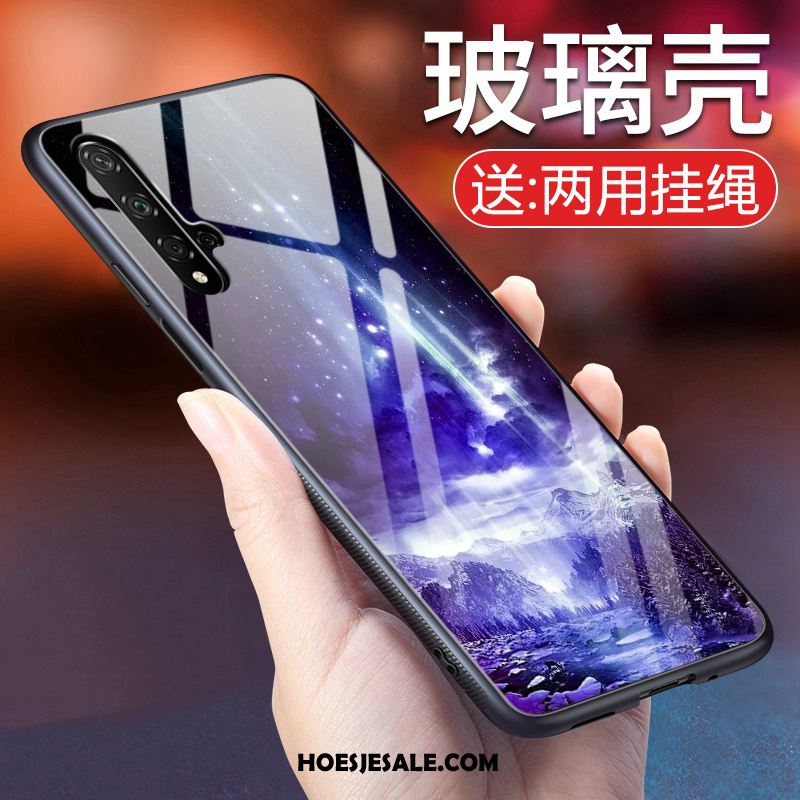 Huawei Nova 5t Hoesje Mobiele Telefoon Zacht Purper Licht Hoes Aanbiedingen