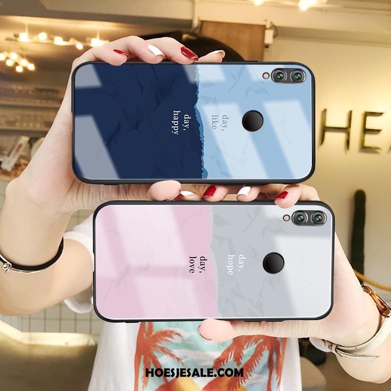 Huawei P Smart 2019 Hoesje Lovers Mobiele Telefoon Anti-fall Blauw Scheppend Online