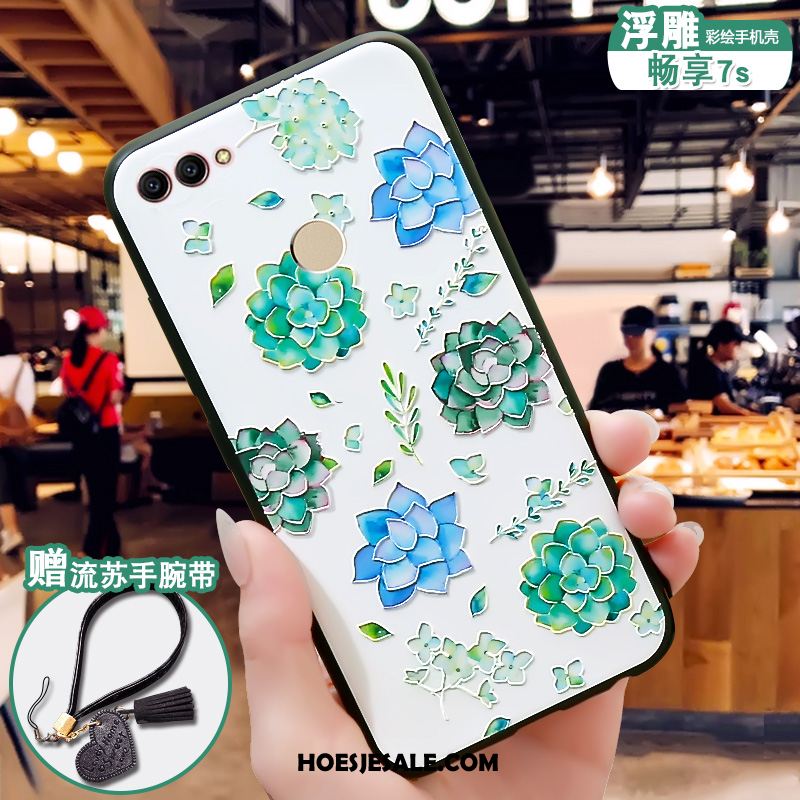 Huawei P Smart Hoesje All Inclusive Bescherming Anti-fall Mobiele Telefoon Groen Aanbiedingen