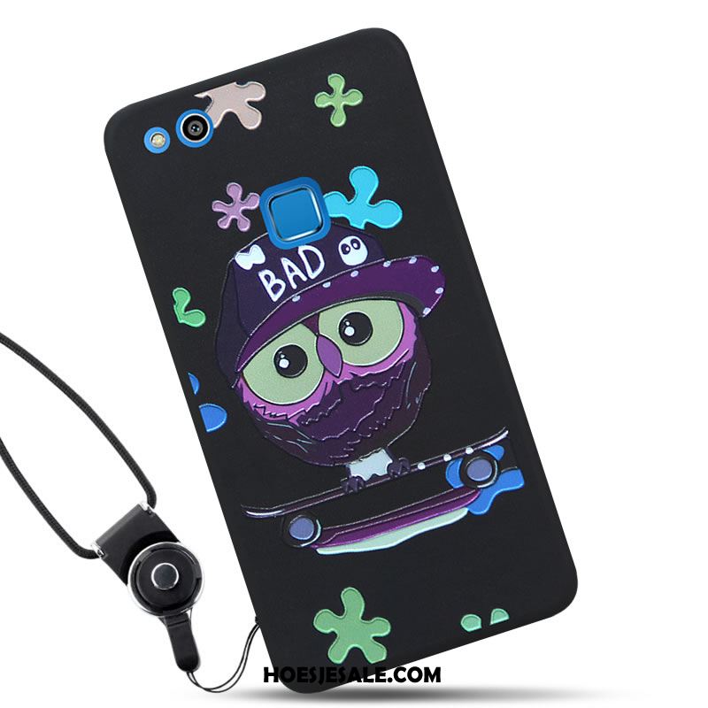 Huawei P10 Lite Hoesje Reliëf Bescherming Jeugd Mobiele Telefoon Zwart Kopen