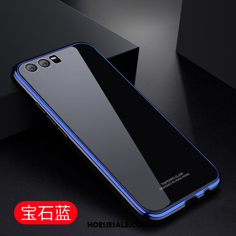 Huawei P10 Plus Hoesje Luxe Hoes Mobiele Telefoon Trendy Merk Glas Korting