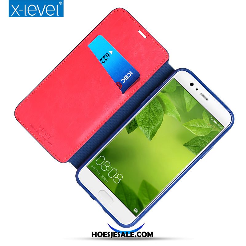 Huawei P10 Plus Hoesje Super Dunne Leren Etui Folio Mobiele Telefoon Online