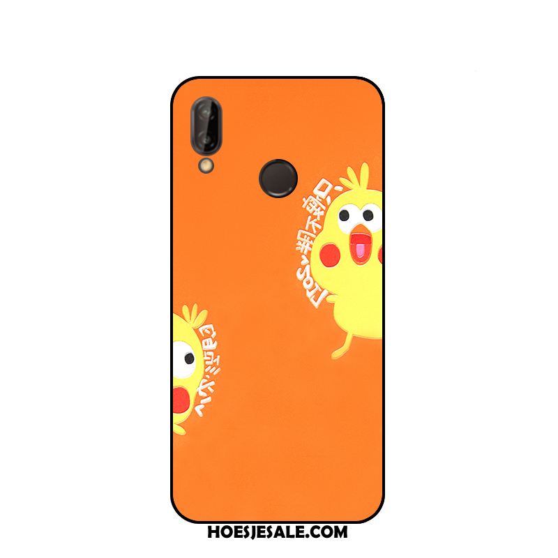 Huawei P20 Lite Hoesje Bescherming Geel Mobiele Telefoon Hanger Oranje Sale
