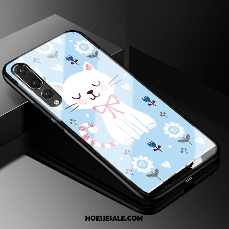 Huawei P20 Pro Hoesje Zoet Hoes Kat Glas Bescherming Sale