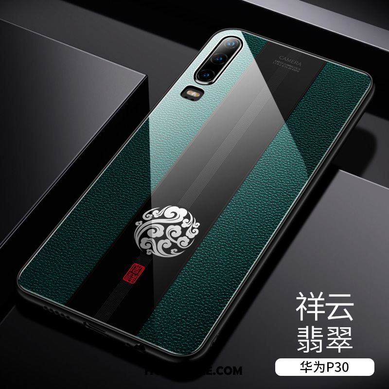 Huawei P30 Hoesje Bescherming Mobiele Telefoon Groen Trend Hoes Korting
