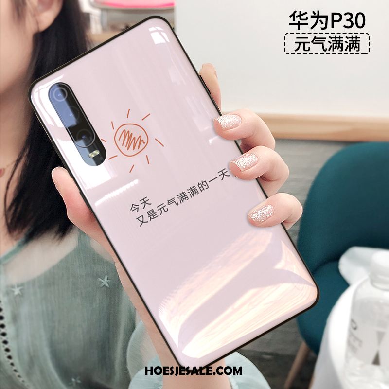 Huawei P30 Hoesje Mobiele Telefoon Scheppend Siliconen Anti-fall Mooie Goedkoop