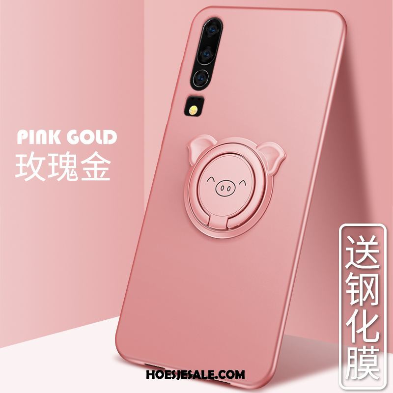 Huawei P30 Hoesje Persoonlijk Schrobben Roze Bescherming Trend Winkel