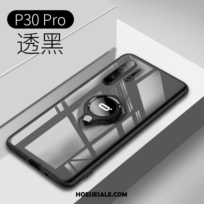 Huawei P30 Pro Hoesje Ondersteuning Anti-fall Magnetisch All Inclusive Doorzichtig Online