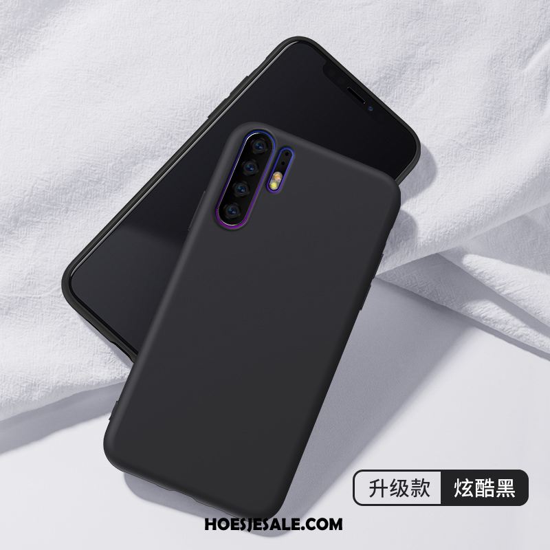 Huawei P30 Pro Hoesje Zwart Siliconen Zacht Mobiele Telefoon Bescherming Goedkoop