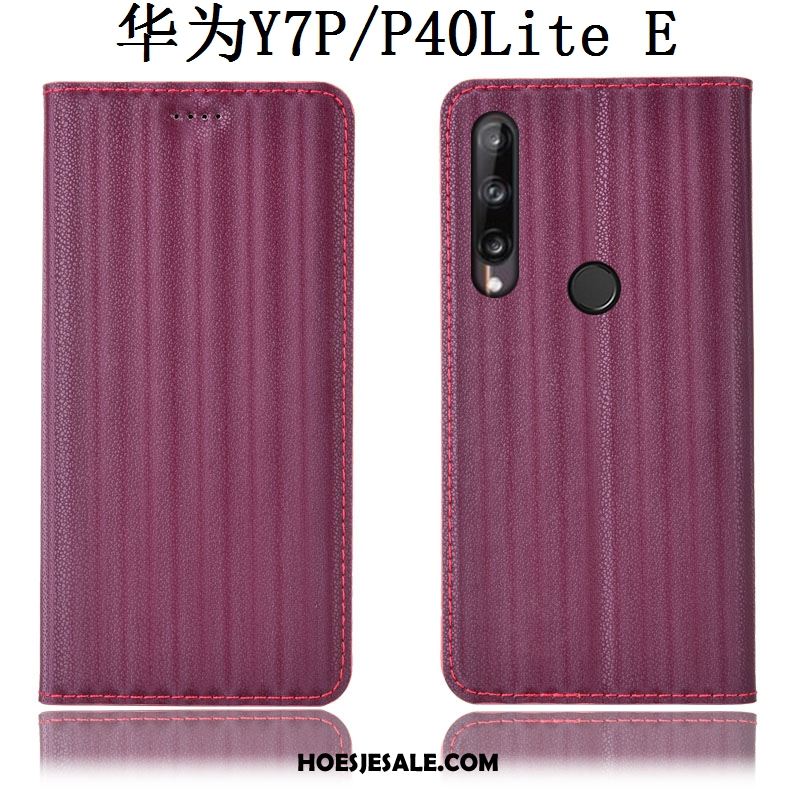 Huawei P40 Lite E Hoesje Mobiele Telefoon Bescherming Purper Hoes All Inclusive Goedkoop