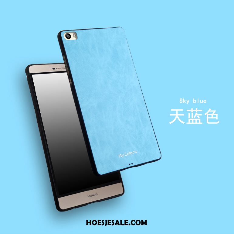 Huawei P8 Hoesje Bescherming All Inclusive Ondersteuning Effen Kleur Siliconen Aanbiedingen