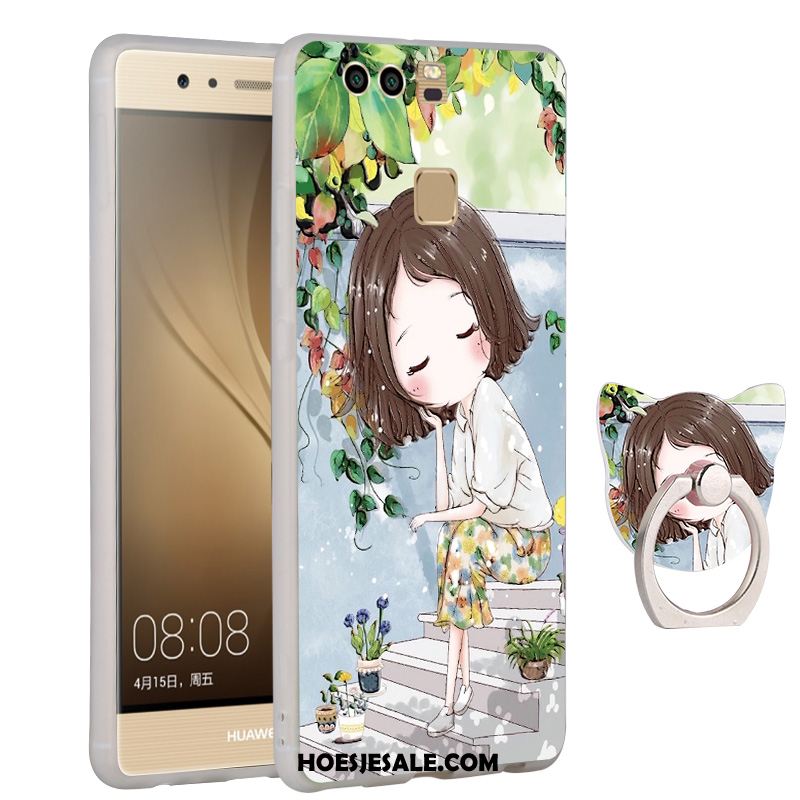 Huawei P9 Hoesje Ring Hoes Siliconen Mobiele Telefoon Anti-fall Sale