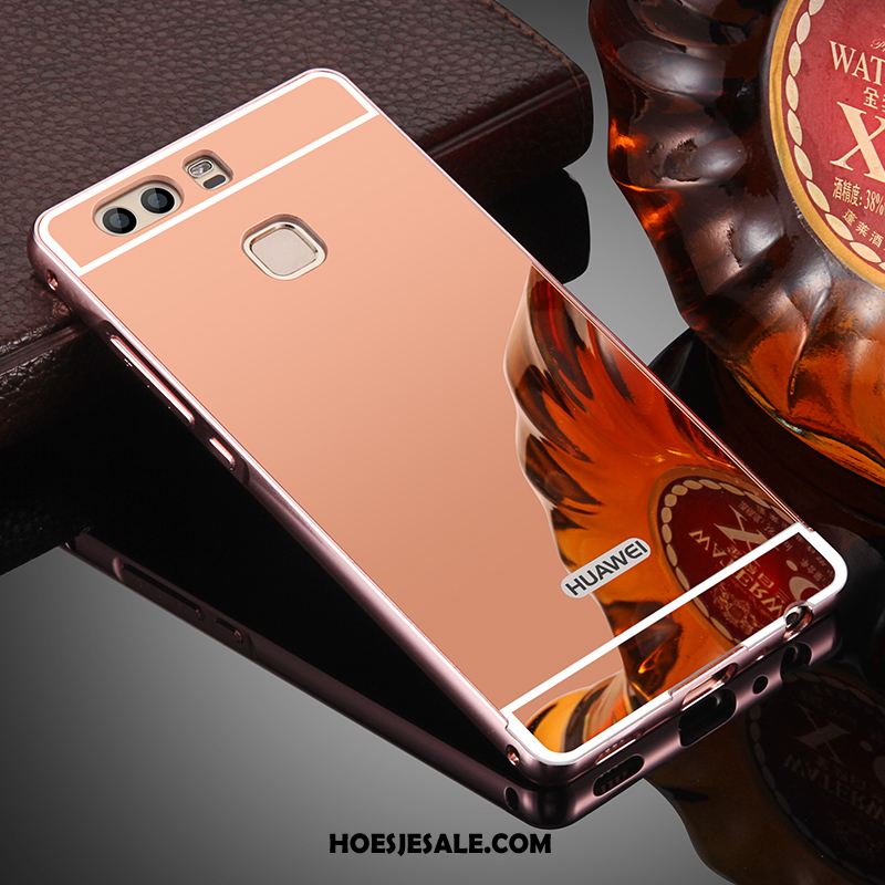 Huawei P9 Plus Hoesje Achterklep Mobiele Telefoon Metaal Bescherming Hoes