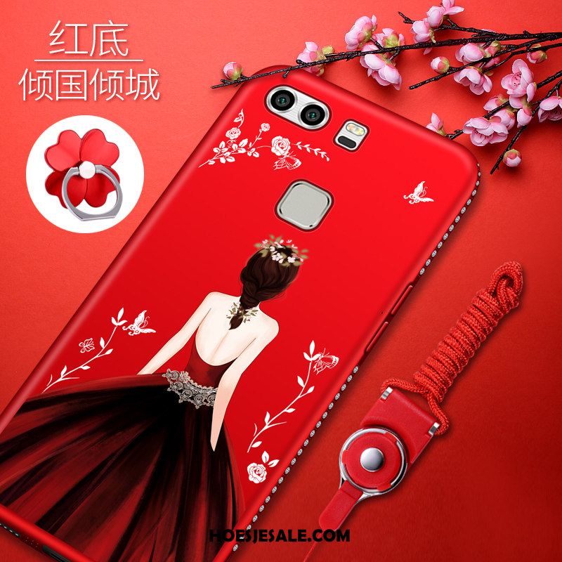 Huawei P9 Plus Hoesje Lichte En Dun Net Red Scheppend Schrobben Persoonlijk Kopen