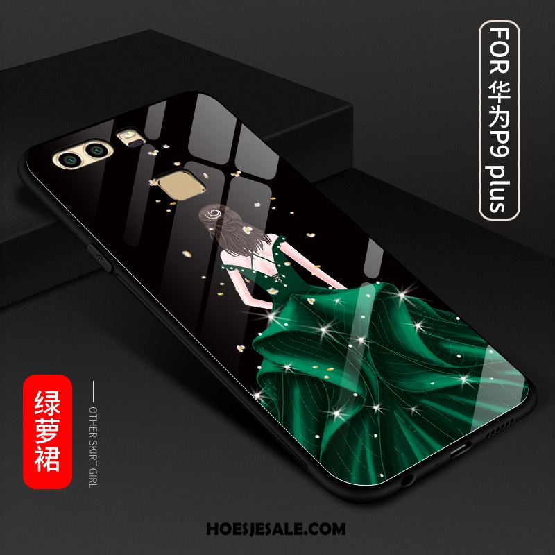 Huawei P9 Plus Hoesje Mobiele Telefoon Anti-fall Glas Groen Rood Online