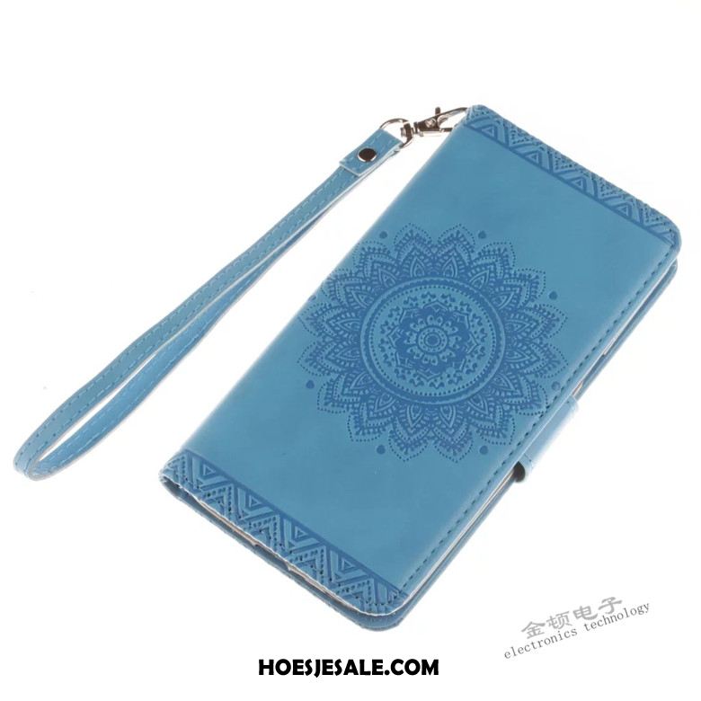 Huawei Y6 2018 Hoesje Rood Mobiele Telefoon Clamshell Mini Blauw Goedkoop