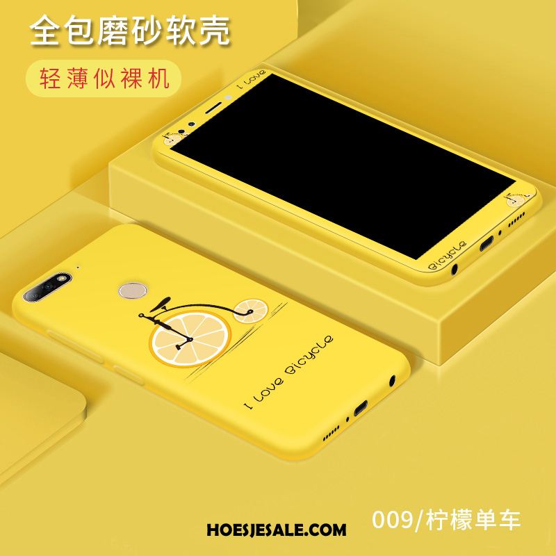 Huawei Y7 2018 Hoesje Anti-fall Siliconen Zacht All Inclusive Mobiele Telefoon Goedkoop