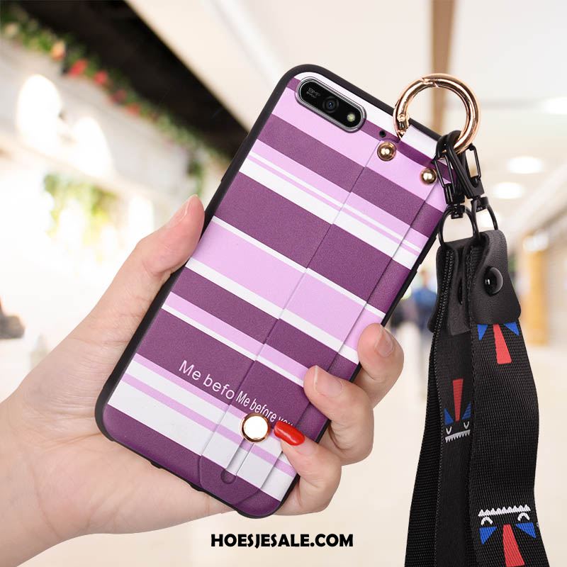 Huawei Y7 2018 Hoesje Dun Anti-fall Siliconen Hoes Mobiele Telefoon Goedkoop